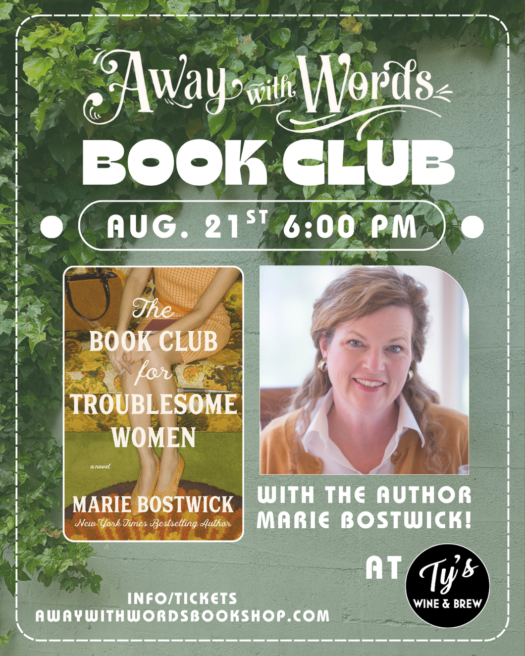 * Book Club (Ticket & Book Combo) | The Book Club for Troublesome Women